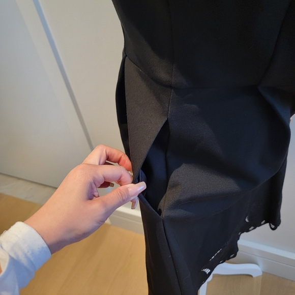 ❤️TED BAKER BLACK COCKTAIL DRESS - Picture 13 of 13